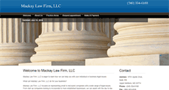 Desktop Screenshot of mackay-law.com